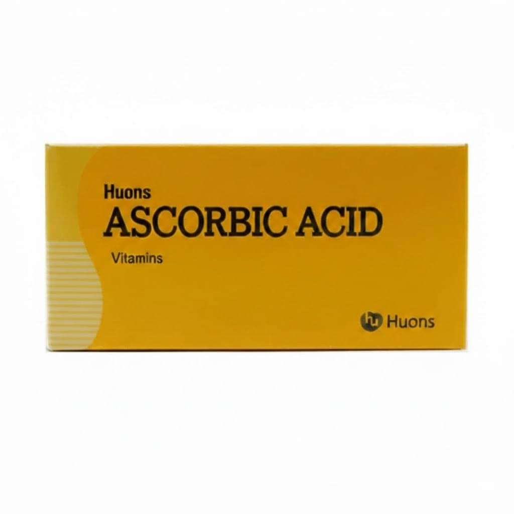 Ampollas de ácido ascórbico de Huons (50 x 2 ml)